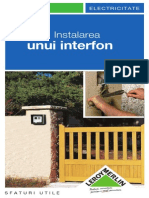 Instalare Interfon PDF