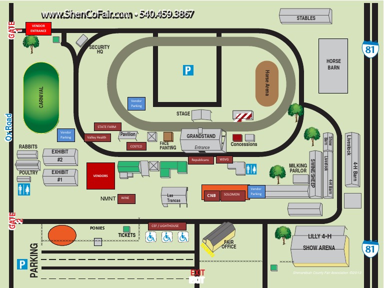 Shenandoah County Fair Map Guide | PDF | Business | Home & Garden