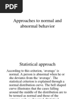 361558290approaches To Normal and Abnormal Behavior