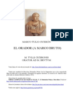 Cicerón, Marco Tulio - El Orador (A Marco Bruto) - Bilingüe