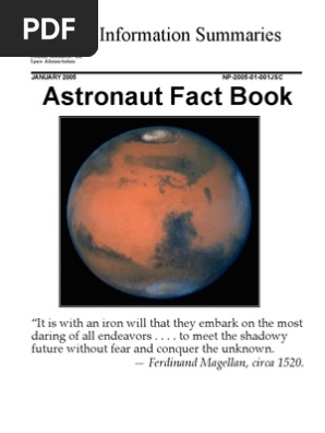 NASA Astronaut Fact Book 2005