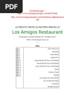 Download Los Amigos Restaurant RECIPES by lokikg SN19965840 doc pdf
