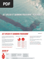 Get Speedo Fit Swimming Programme - Performer