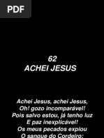 62 - Achei Jesus