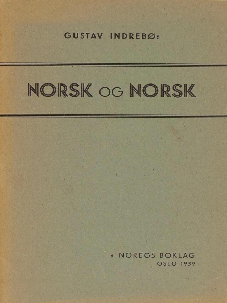 Norwegian language intelligence overview