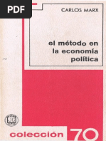 el método en la economía política 3