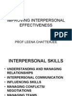 Managing Interpersonal Relationships