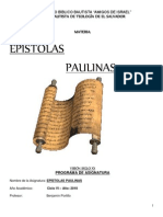 Folleto Epístolas Paulinas