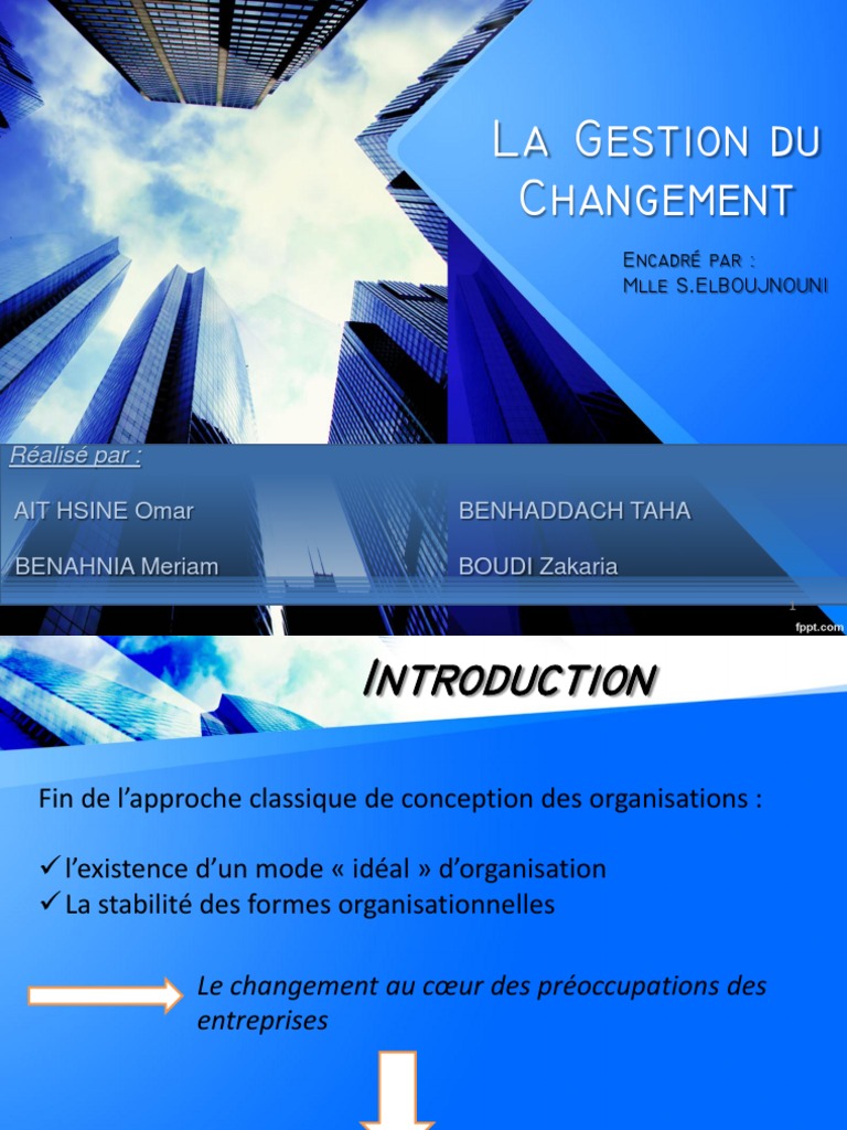 Gestion du Changement en Entreprise | PDF | Sociologie | Business