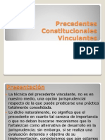 Precedentes Constitucionales Vinculantes