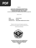 Download TESIS EVALUASI KEBIJAKAN KEMITRAAN PENGUSAHAAN PARIWISATA ALAM  PPA  TAMAN NASIONAL BALI BARAT by Nyoman Rudana SN19970902 doc pdf