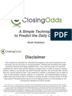 Simple Technique to Predict the Daily Close