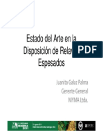 Disposicion de Relaves Espesados