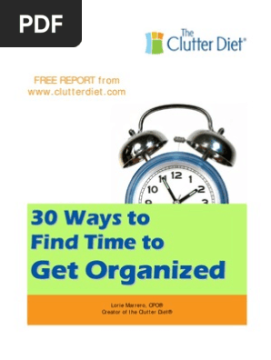 30 Ways To Find Time To Get Organized United States Postal Service Mail Free 30 Day Trial Scribd