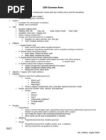 Download Sophomore English Sem1 Notes by StudentHelpWW SN199717585 doc pdf