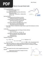 Conceptual Physics Study Guide