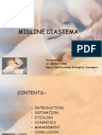 Orthodontic Approach To Mid-Line Diastema