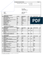 Tabla de Calibracion Bomba Ve Lda