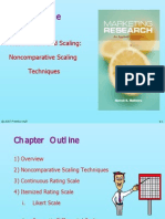 Marketing Research Module 3 Non Comparitive Scaling
