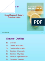 Marketing Research Module 4 Experimentation