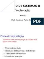 Projeto - APOST 5 - Implantação - PROJETO II