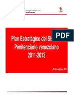 Plan Estrategico Sistema Penitenciario Venezolano 2011.2013
