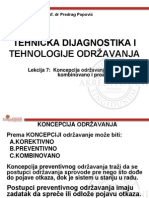 VII Odrzavanje Preventivno 