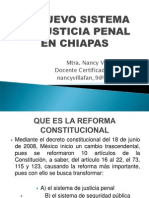 El Nuevo Sistema de Justicia Penal en Chiapas