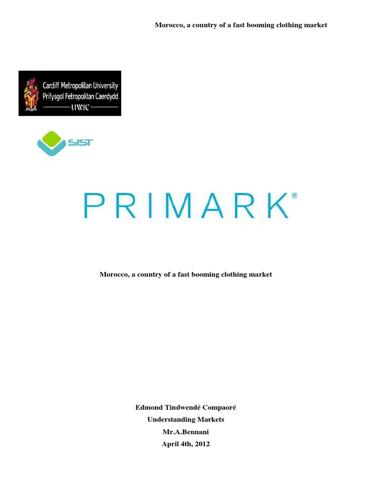 Primark's Market Opportunities in Morocco | PDF | Focus Group ...