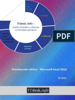 Microsoft Excel 2010 Skripta