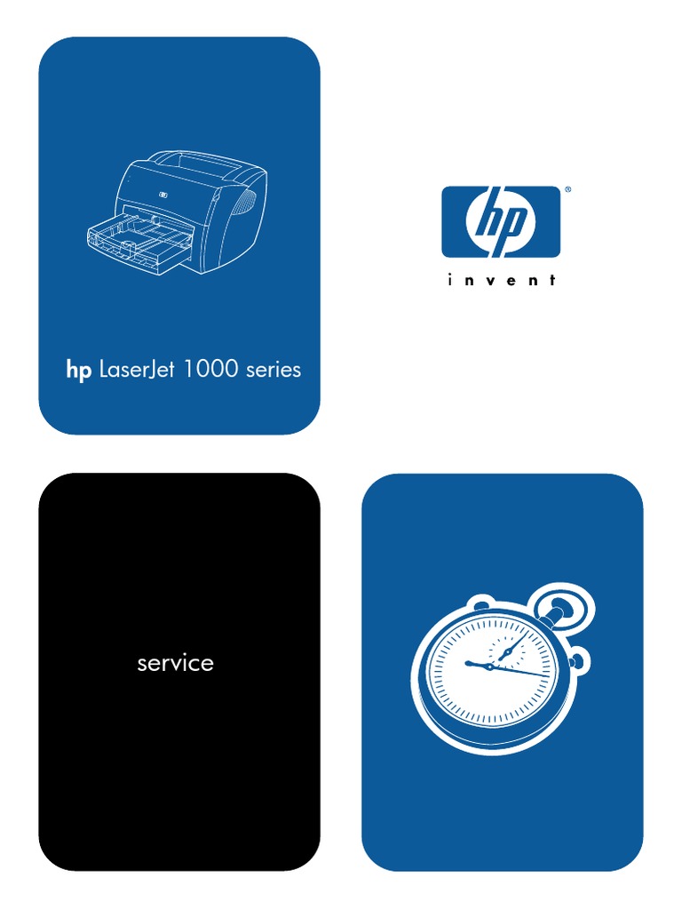 HP LaserJet 1000 Service Manual | PDF | Technology & Engineering