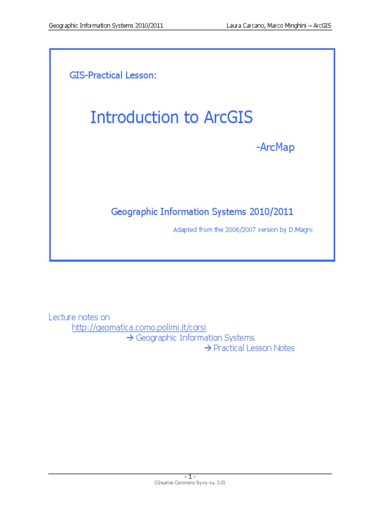 ArcGIS Beginner's Guide | PDF | Data | Computing