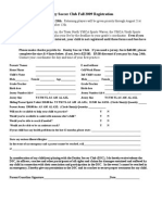 DSC Registration Sheet Fall 2009with - SP