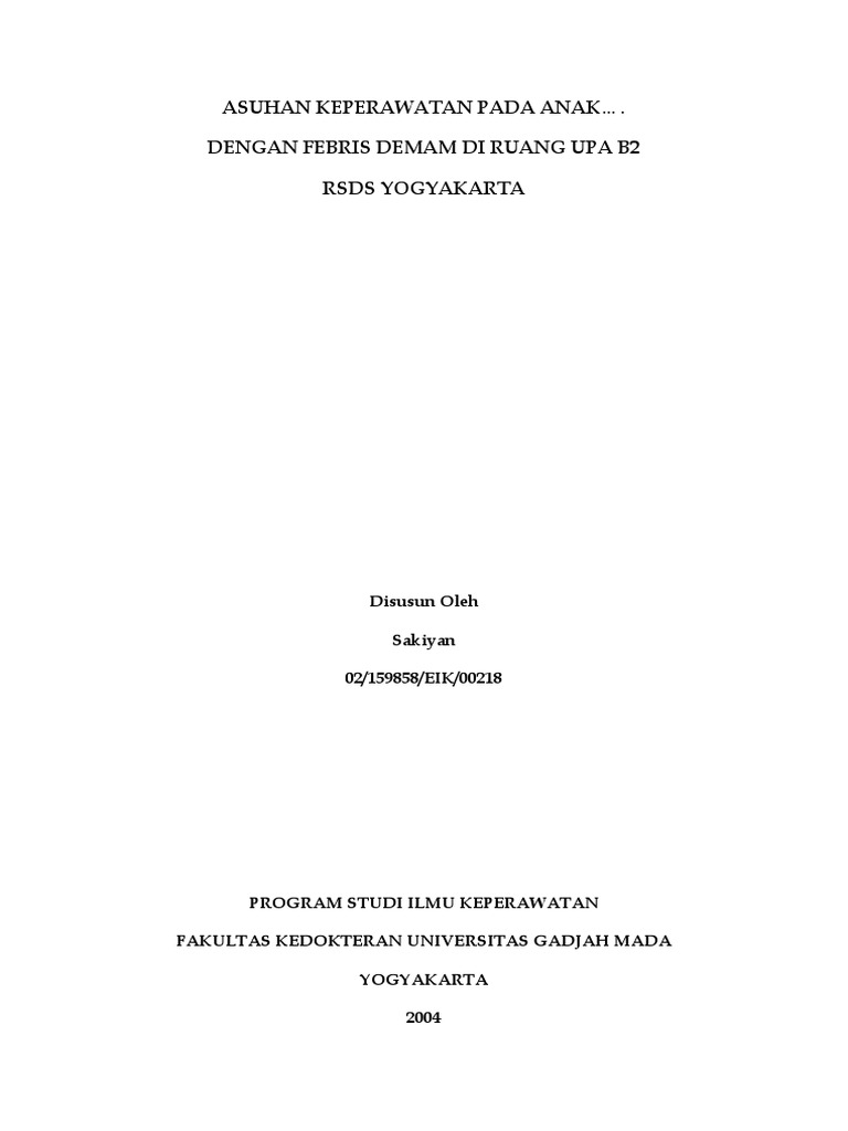 Contoh Askep Febris Pada Anak Pdf - Simak Gambar Berikut Contoh Askep Febris Pada Anak Pdf - Simak Gambar Berikut