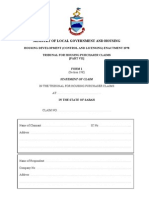 Borang Tribunal (Form 1)