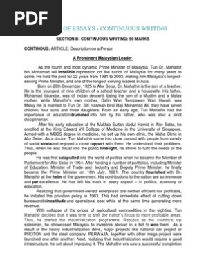 Spm Sample Of Essays Pdf Social Networking Service Air Pollution