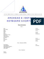 Archicad 81 Keyboard Shortcuts