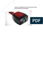 Car Power Inverter 5V Supports USB Adapter