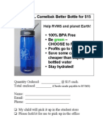 RVMS Camelbak Bottle Order Form