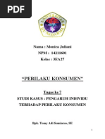 Perilaku Konsumen Tugas Ke 7 - Makalah Studi Kasus Pengaruh Individu THD Perilaku Konsumen