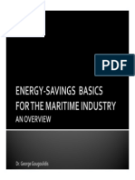 Energy-Savings Basics For The Maritime Industry - An Overview
