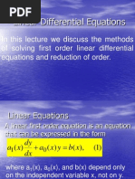 Linear Differential Equations