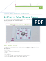 14 Fun & Festive Baby Shower Games