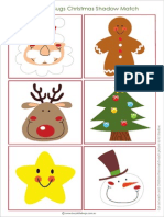 Christmas Shadow Match Freebie