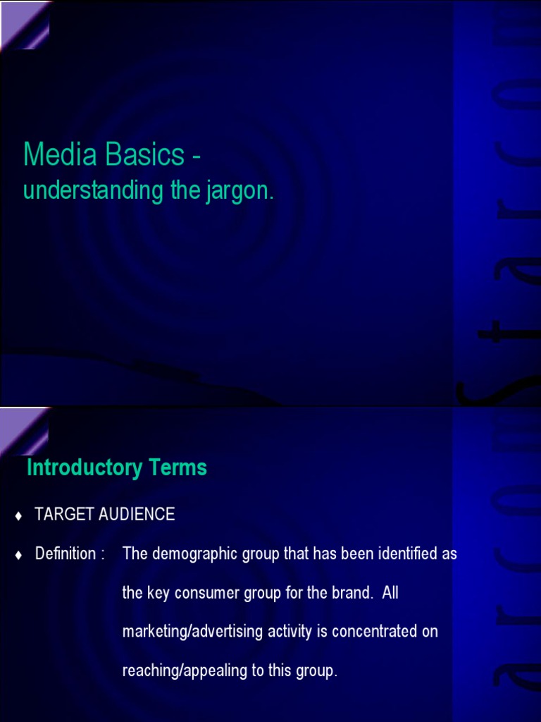 Media Basics | PDF | Audience Measurement | Communication