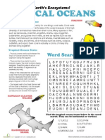 Tropical Oceans: Word Search