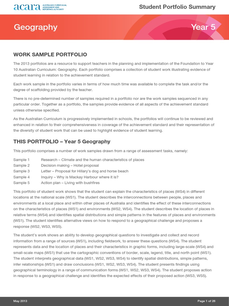 Year 5 Geography Portfolio Geography Climate