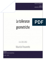 Le Tolleranze Geometriche