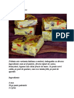 Frittata Cu Paste Si Legume