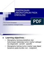 Pemeriksaan Laboratorium Pada Onkologi: Tissa Octavira Permatasari Fakultas Kedokteran Unswagati Cirebon